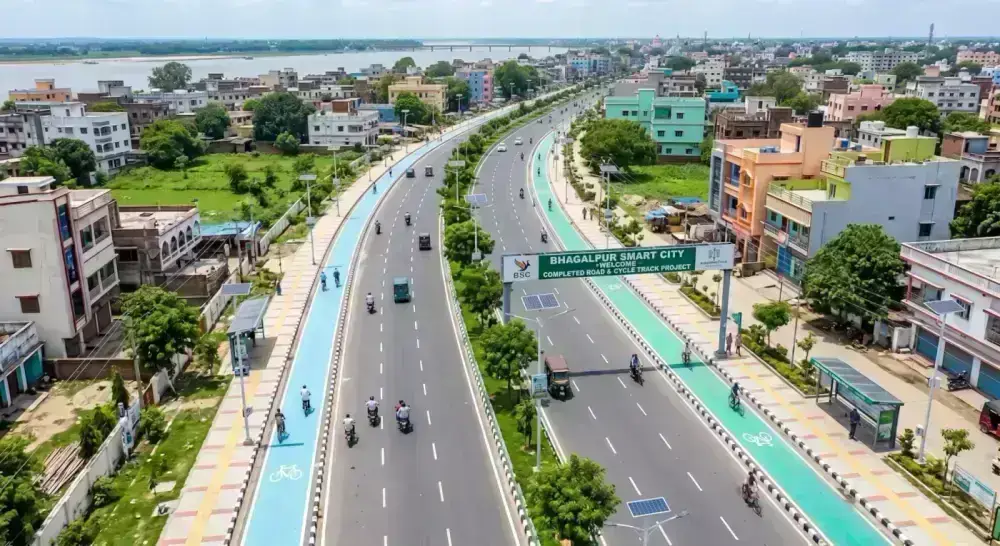 Smart Road Network in Bhagalpur, Bihar